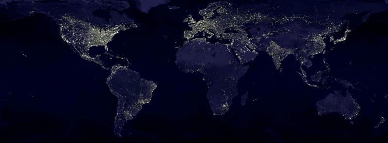 earth earth at night night lights 41949 pexels2