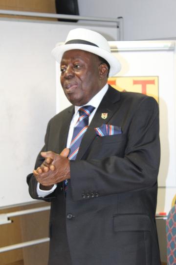 aare babalola during his lecture