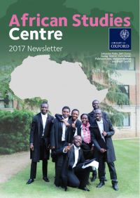 african studies annual newsletter 2017 cover