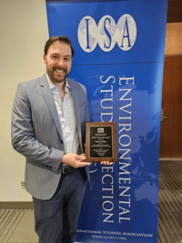 Dr Thaler receives the award at the ISA Annual Convention, 24 March 2026 in Columbus, USA