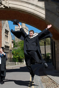 jumping graduate
