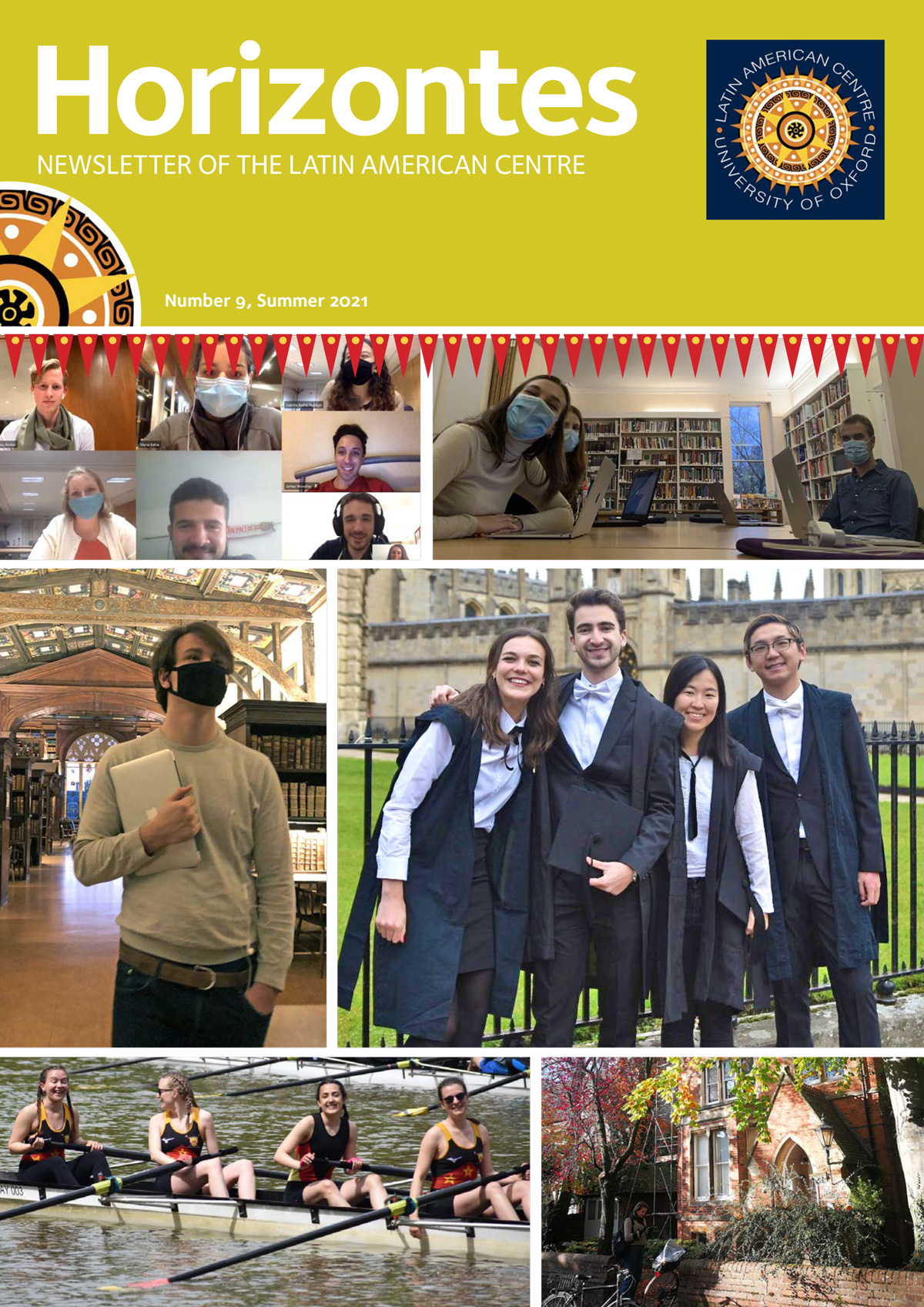 A selection of images of students at the University of Oxford