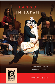 Book cover of 'Tango in Japan', showing a couple dancing the tango