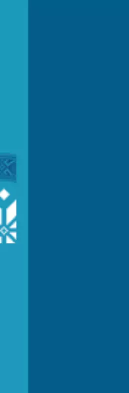 A blue tile design against a blue background